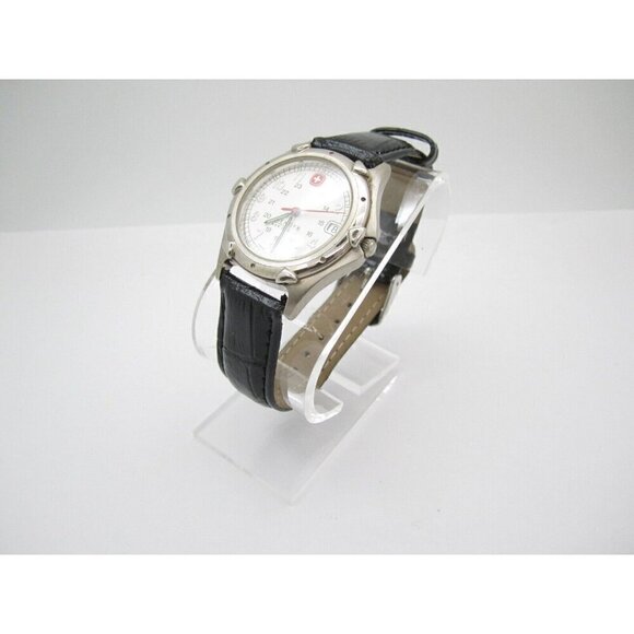 Women Wenger SAK Quartz WR Analog 37mm Dial Round Watch (G717) "New Battery" - Picture 6 of 9